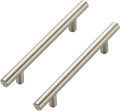 JOY DECOR 45 Pack Cabinet Handles, Brushed Nickel Cabinet Pulls, 4 in Hole Center Kitchen Cabinet Handles, Stainless Steel T Bar Handles for Dresser Drawers