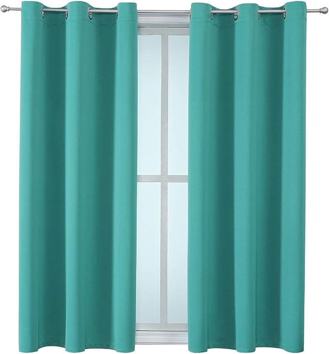 ChrisDowa Blackout Curtains for Bedroom and Living Room 45 Inches Long | 2 - Image 7