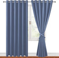 Grommet Blackout Curtains for Bedroom, 70 x 84 Inches, Window Drapes, Living by Hiasan
