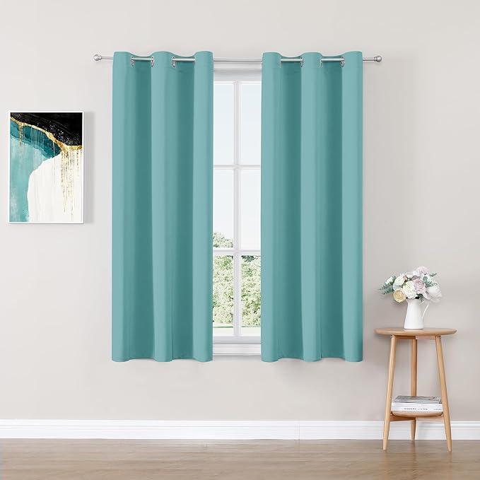 ChrisDowa Blackout Curtains for Bedroom and Living Room 40 Inches Long | 2 by ChrisDowa