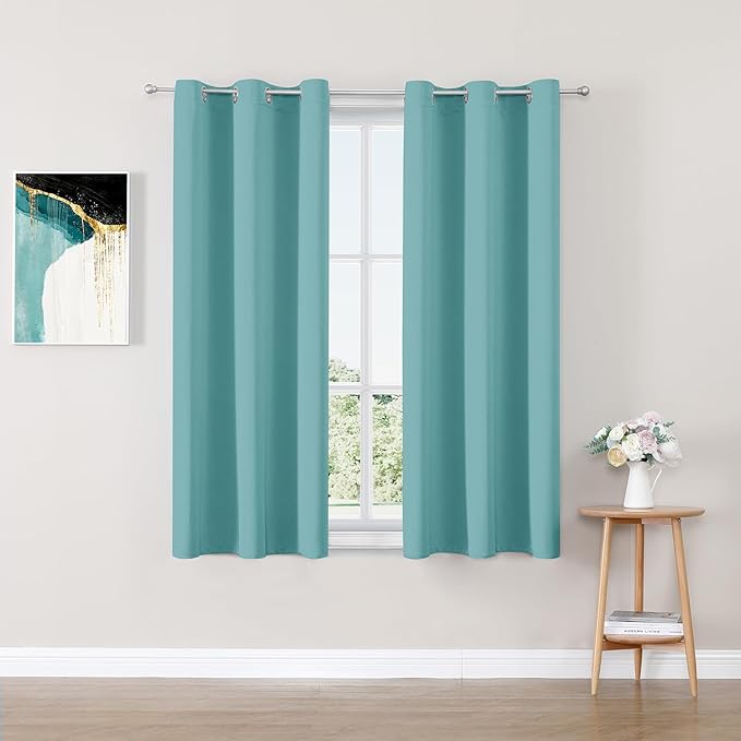 ChrisDowa Blackout Curtains for Bedroom and Living Room 48 Inches Long | 2 by ChrisDowa
