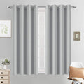 Yakamok Room Darkening Curtains 52x54 inch Length Light Grey-Living Room | 2 by Yakamok