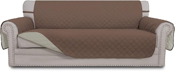 Easy-Going Reversible Couch Cover, 4 Seater Sofa, Washable Slipcover by Easy-Going