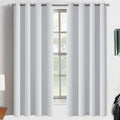 Yakamok Room Darkening Curtains 52x63 inch Greyish White-Living Room | 2 panels by Yakamok