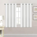 H.VERSAILTEX Thermal Insulated Room Darkening White Curtains by HVERSAILTEX