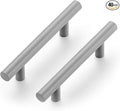 Ravinte 40 Pack | 5 Inch Cabinet Pulls Grey Stainless Steel Kitchen Drawer Pulls Cabinet Handles 5 InchLength, 3 Inch Hole Center