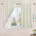 100% Blackout Short Linen Curtains by LAMIT