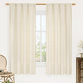 54 Inch Short Window Linen Curtains by LAMIT