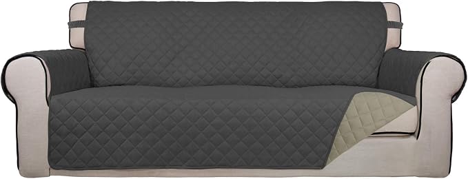 PureFit Reversible Quilted Sofa Cover Dog Couch Covers by PureFit