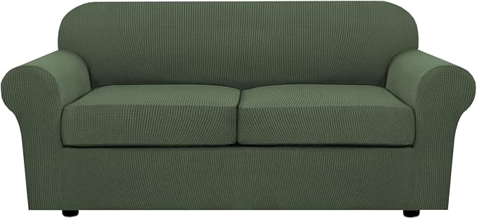 H.VERSAILTEX 3 Piece Stretch Sofa Covers by HVERSAILTEX