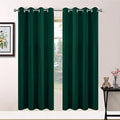 Yakamok Room Darkening Curtains 52x72 inch Length Dark Green-Living Room | 2 by Yakamok