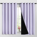 Yakamok Lilac 100% Blackout Curtains 63 Inches Long by Yakamok