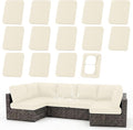 Waterproof Outdoor Cushion Covers, Stretch Patio Slipcovers | UV Resistant by hyha