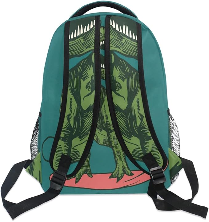 Custom Children's Name School Backpack Personalized Schoolbag Skateboard DinosaurTravel Bag for Teens Girls Boys