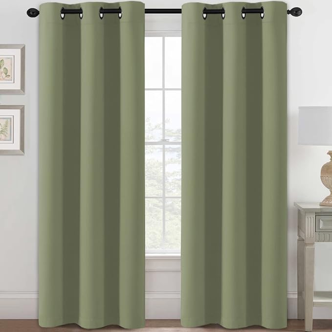 H.VERSAILTEX Blackout Curtains for Bedroom Thermal Insulated Room Darkening by HVERSAILTEX