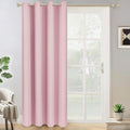 Yakamok Pink Room Darkening Curtains 84 inch Sliding Door Drapes | 1 Extra-wide by Yakamok