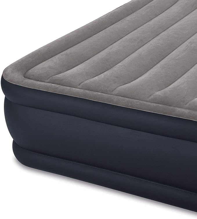 Intex Pillow Dura-Beam Series Rest Raised Airbed with Internal Pump (2020 Model)