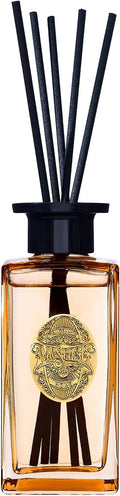 M&SENSE 6.3 oz Large Reed Diffuser Set | Pumpkin Apple Pie Scent Oil Diffuser with Sticks | Hotel Collection Non-Toxic Essential Oil |for Bedroom Bathroom Living Room