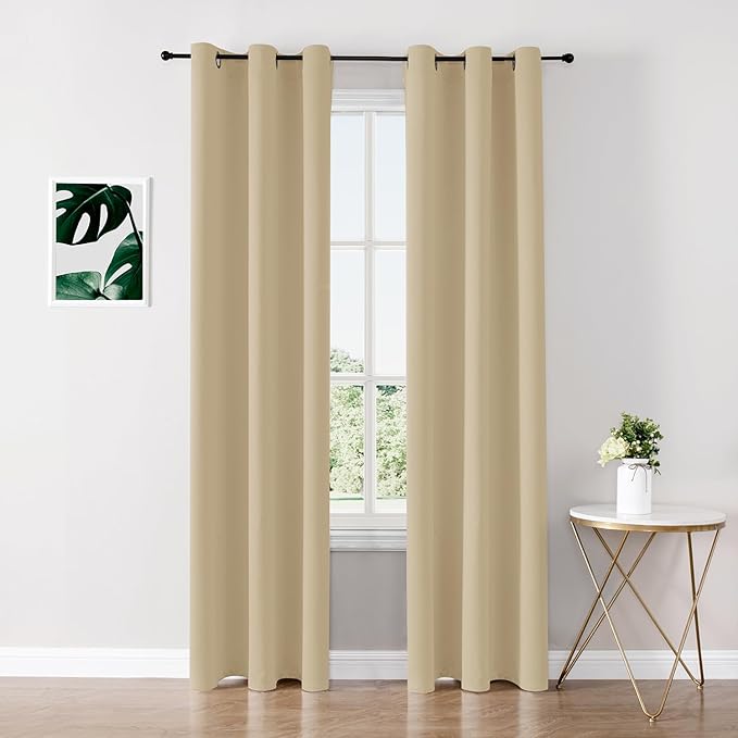 ChrisDowa Blackout Curtains for Bedroom and Living Room 72 Inches Long | 2 by ChrisDowa