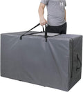 Cuddly Nest Folding Mattress Storage Bag - Heavy Duty Carry Case for Tri-Fold Guest Bed (Fits 6" Full Mattress,Grey)