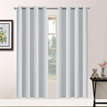 Yakamok Room Darkening Curtains 52x72 inch Greyish White-Living Room | 2 panels by Yakamok