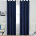 Yakamok Room Darkening Curtains 52x96 inch Length Navy Blue-Living Room | 2 by Yakamok