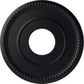Ekena Millwork CM12BRSGS 12 1/2"OD X 3 7/8"ID X 3/4"P Bradford Ceiling Medallion Fits Canopies Up to 6 5/8", Steel Gray