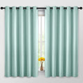 Yakamok Room Darkening Curtains 62x63 inch Length Aqua-Living Room | 2 panels by Yakamok