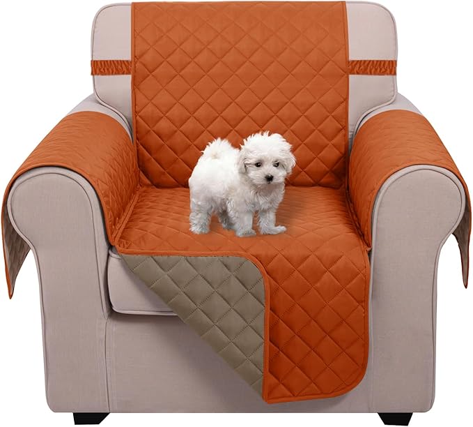 U-NICE HOME Reversible Oversized 28''Chair Covers, Pet Friendly, Elastic Straps by U-NICEHOME