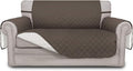 Easy-Going Reversible Couch Cover, 2 Cushion Sofa, Taupe/Ivory | Machine by Easy-Going