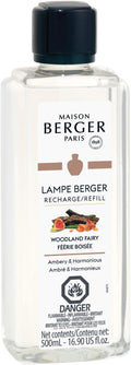 Maison Berger - Woodland Fairy - Lampe Berger Fragrance Refill Oil for Home Diffusers - Luxury Air Freshener with Blackberries, Incense & Amber Notes - 16.9 Fl Oz (500ml)