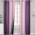 Pink and Purple Ombre Blackout Curtains by ESTELARTEXTILER