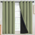SimpleHome Sage 100% Blackout Curtains Room Darkening Living Room 63 Inch | by SimpleHome
