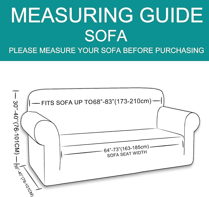 U-NICE HOME Stretch Couch Cover Slipcover - Image 6