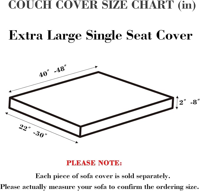 Sofa Covers Couch Covers for Sofa Pet Friendly Couch Cushion Covers Universal - Image 2