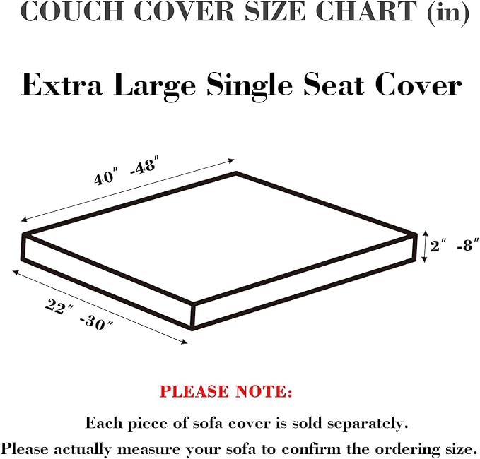Sofa Covers Couch Covers for Sofa Pet Friendly Couch Cushion Covers Universal - Image 2