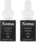Pura & Guy Fox Home Scent Refill - Smart Air Diffuser - Up to 120-Hours of Luxury Fragrance per Refill - Home Essential - Clean & Safe Diffuser Fragrance - 2 Pack, Noma