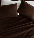 Linen Market Bed Sheets for Cal King Size Bed (Chocolate) - Sleep Better Than Ever with These Soft and Cooling California King Sheets - Deep Pocket Fits 16" Thick Beds - 4 Piece Cal King Sheet Set