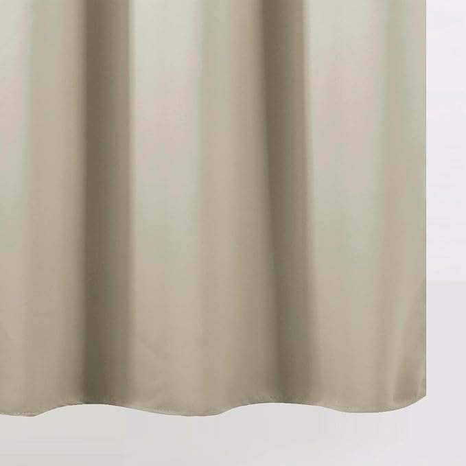 Light Beige Blackout Curtains 34 x 63 Inch Length/Set of 2 Curtain - Image 8