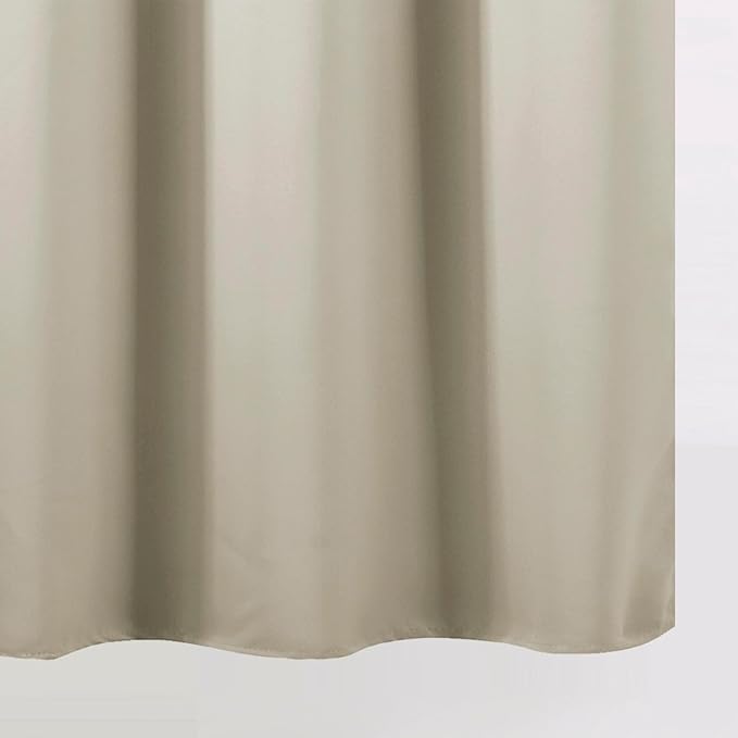Blackout Curtains 66 x 95 inch/Light Beige Curtains Set of 2 Panels/Thermal - Image 9