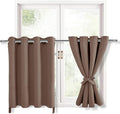 RV Blackout Curtains for Bedroom, 52 x 30 Inches Long, Cappuccino | Thermal by Hiasan