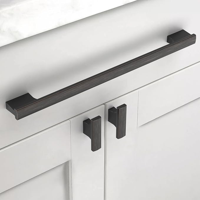 Asidrama 6 Pack 12.5 Inch(320mm) Oil Rubbed Bronze Kitchen Cabinet Handles, Cabinet Pulls Kitchen Cabinet Hardware for Cupboard Drawer Pulls