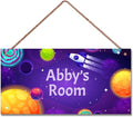 Personalized Sign Outer Space Room Decor, Inspirational Space Art Print Space Wall Art For Boys Room Decorations, Galaxy Stars Picture Posters For Kids Bedroom Nursery Decor