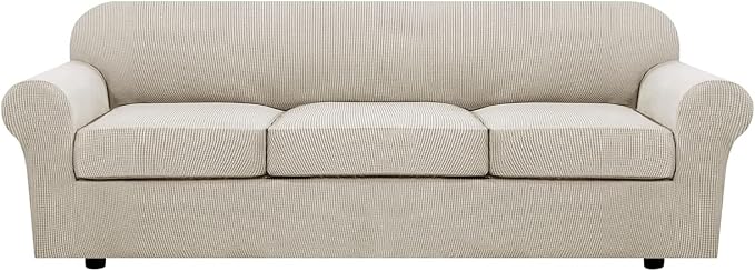 H.VERSAILTEX 4 Piece Stretch Sofa Covers by HVERSAILTEX