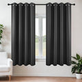 Joydeco Blackout Curtains 63 Inch Length 2 Panels Set, Thermal Insulated Long by JOYDECO