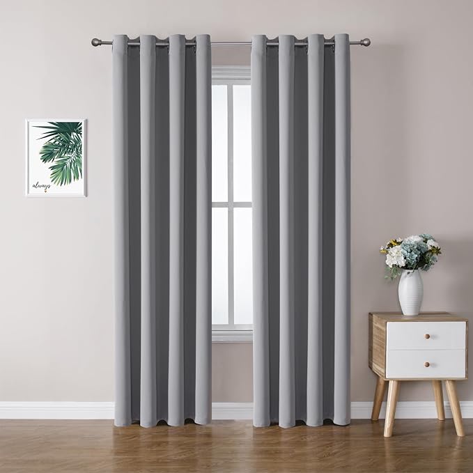 ChrisDowa Blackout Curtains for Bedroom and Living Room 102 Inches Long | 2 by ChrisDowa