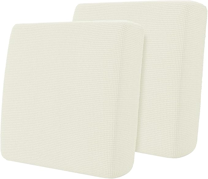 Hokway Stretch Couch Cushion Covers, 2 Piece Individual Sofa Cushion by Hokway
