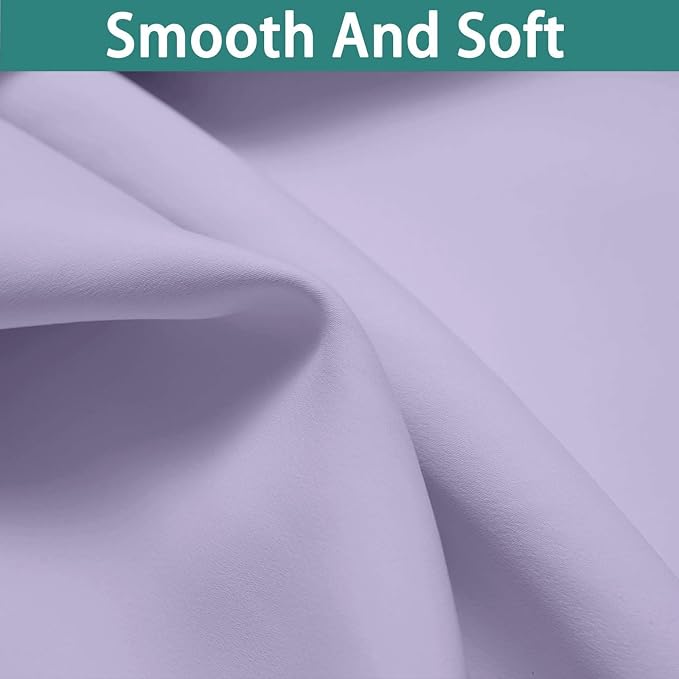 Yakamok Lilac Blackout Curtains 84 Inches Long - Image 7