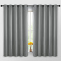 Yakamok Room Darkening Curtains 62x63 inch Length Dove Grey-Living Room | 2 by Yakamok