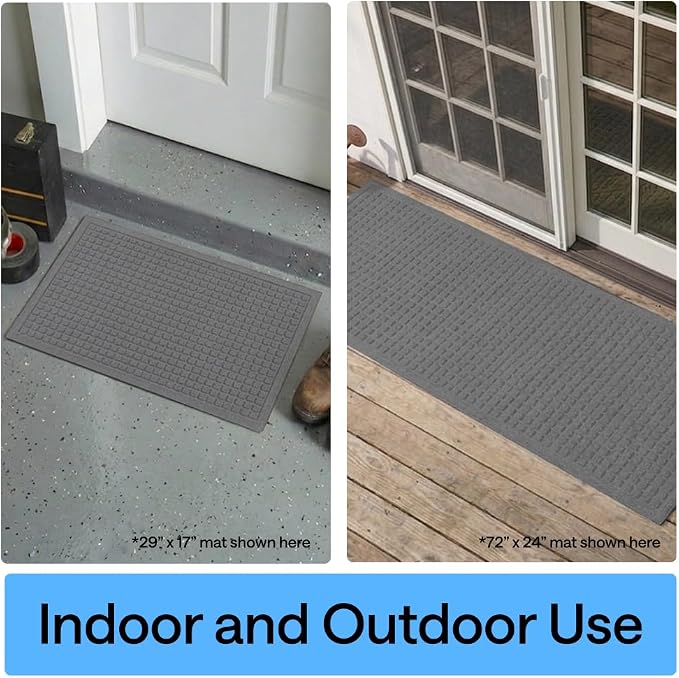 GORILLA GRIP® Ultra Absorbent Front Door Mat Outside Entrance, Traps Dirt and - Image 10